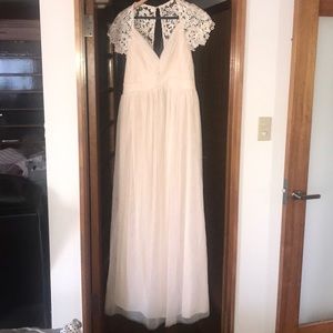 Ivory maternity dress from Asos